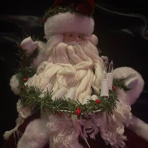 Vintage  Santa Ornament